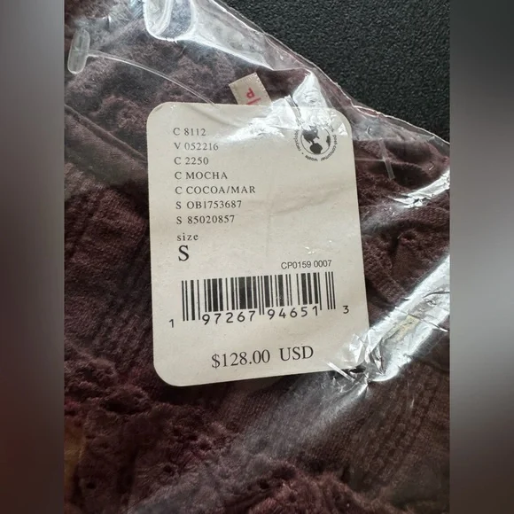 NWT Free People More Romance Top in Cocoa Mocha Size XS and Small - Picture 9 of 9